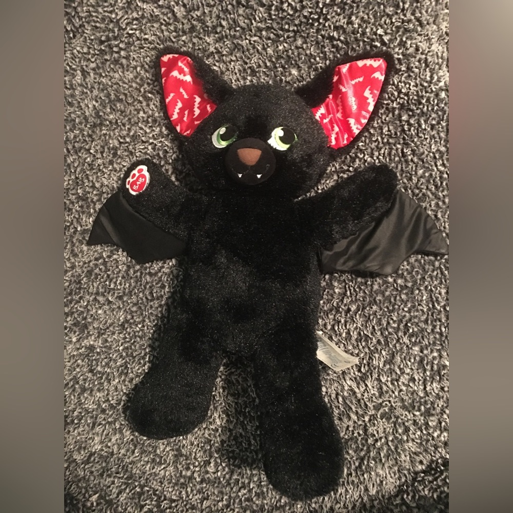Retired 2015 - Boorific Black Vampire Bat - Build A Bear